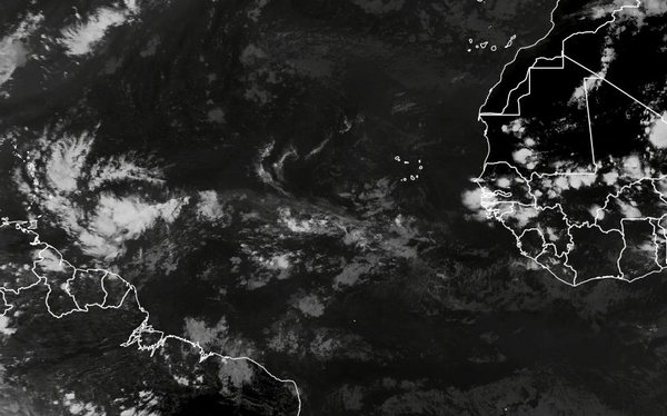 photos satellite IR de l'ITCZ, nébulosité du Pot-au-Noir
