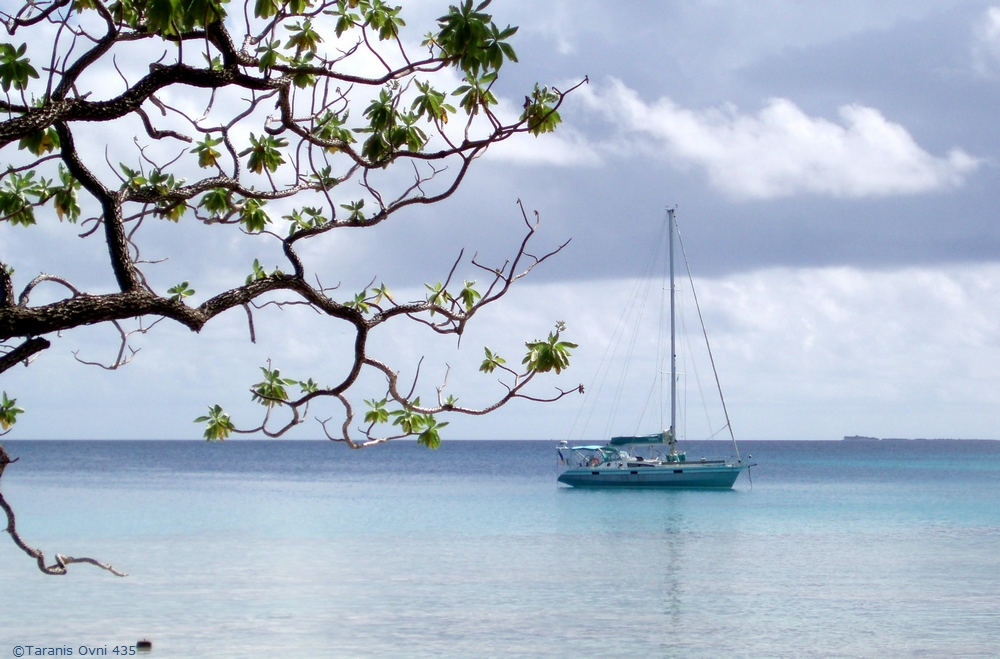 Voilier Taranis aux îles Cook